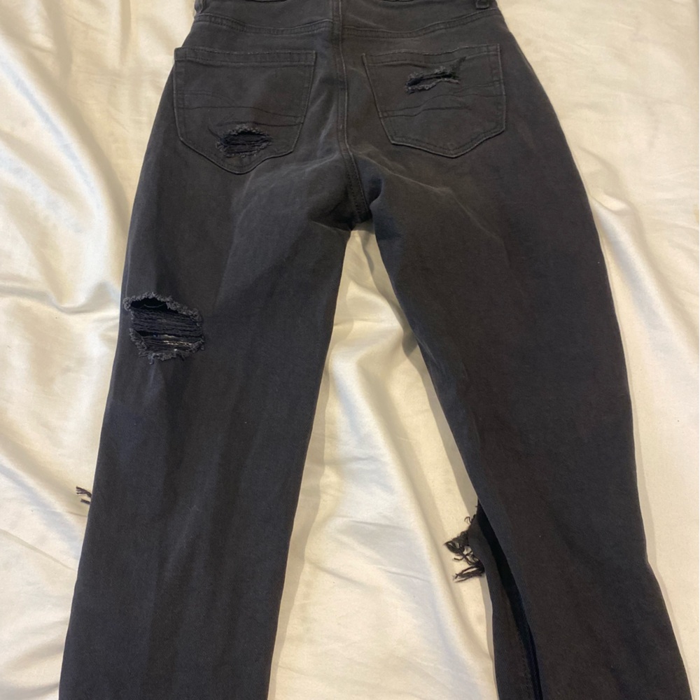 Black skinny ripped jeans